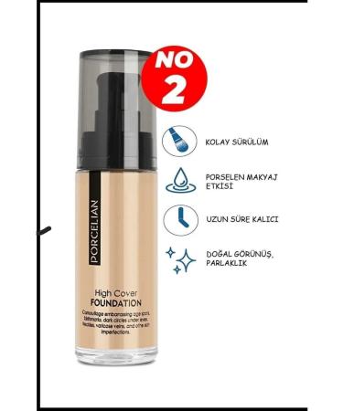SEVRU High Cover Porcelain Foundation High Coverage Effect No-2