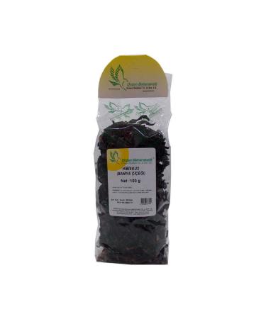 CEKAVE African Okra Flower Hibiscus Mecca Rose Natural 100 Gr Package