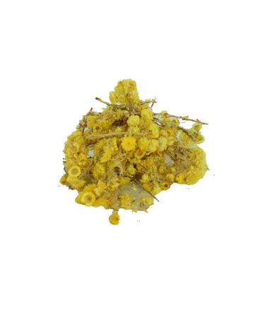 colezium Golden Grass Flower Immortelle Flower Natural 100 Gr Package
