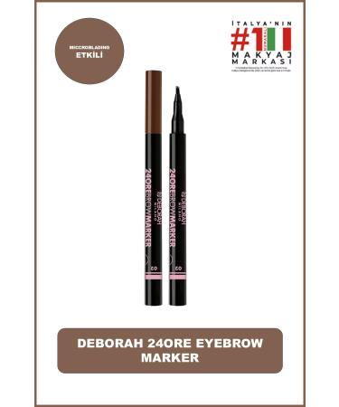 Deborah Milano 24 Ore Eyebrow Marker No:02 Brown Eyebrow Pencil