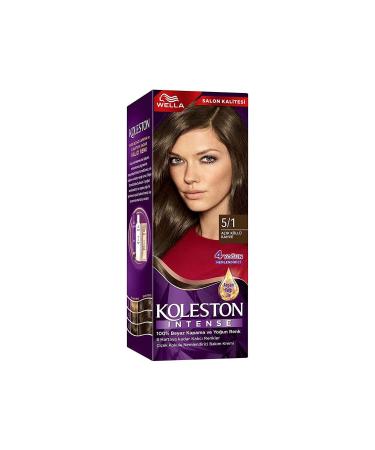 New Season Clez Koleston Intense Hair Dye 5/1 Extra Ash Brown - Salon Quality Campaign