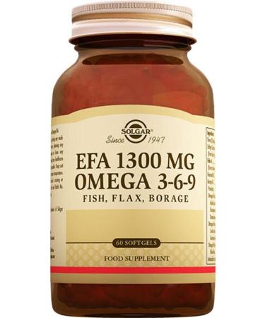 Solgar Efa 1300 Mg Omega 3-6-9 60 Capsules