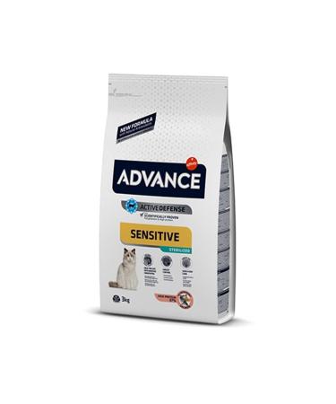 UDMK STORE Advance Sensitive Salmon Sensitive Sterilized Cat Food 3 Kg