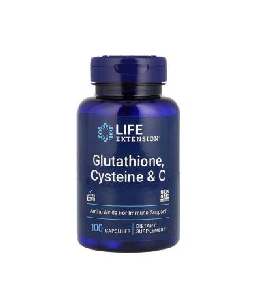 Life Extension Glutathione Cysteine & C 100 Capsules