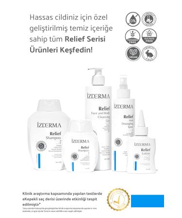 izderma Relief Anti-Dandruff Itching Flaking Care Shampoo - Buy Online on GoSupps.com