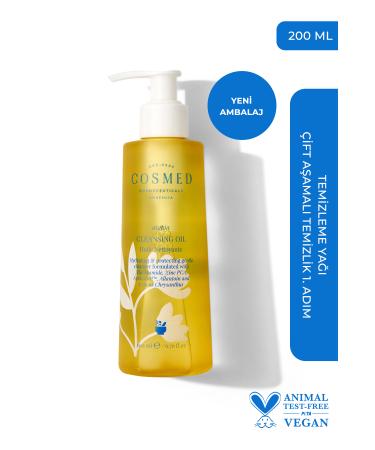 COSMED Atopia Cleansing Oil - Cleansing Oil for Face and Body - Oil Based Cleanser 200 ml