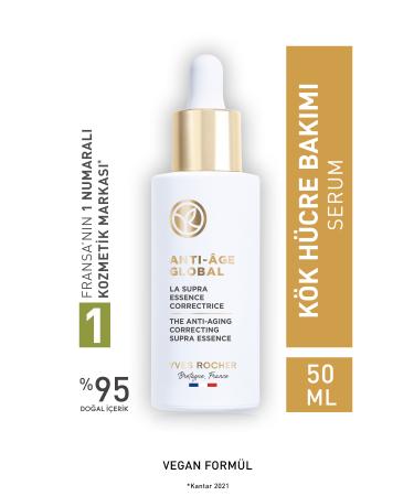 Yves Rocher Regenerating Anti-Aging Herbal Stem Cell Care Anti-age Global- Vitamin C & Licorice -serum