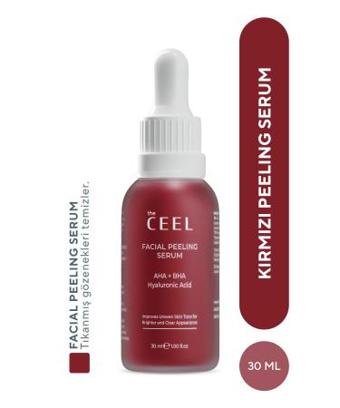 The Ceel Aha Bha Skin Tone Equalizing Revitalizing Renewing Red Peeling Serum 30 ml