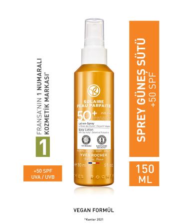 Yves Rocher Spf 50 High Protection Body Sun Spray/Solaire Peau Parfaite-150 ml-69393