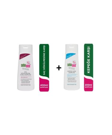 Sebamed Anti-Hair Loss 400 ml and Anti-Dandruff 200 ml Shampoo Set