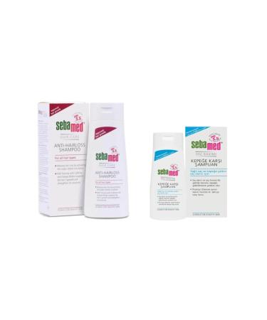 Sebamed Anti-Hair Loss 400 ml and Anti-Dandruff 200 ml Shampoo Set - Buy Online on GoSupps.com