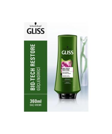 Schwarzkopf Gliss Bio-tech Restore Strengthening Hair Care Conditioner 360ml 2-pack - Buy Online on GoSupps.com