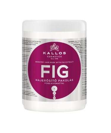 Kallos Cosmetics Fig Booster 1000ml Fig Extract Strengthening Hair Care Mask