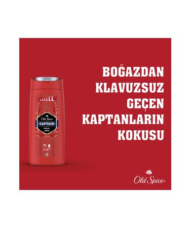 Old Spice Shower Gel & Shampoo Captain 675 ml Extra Large - Buy Online on GoSupps.com