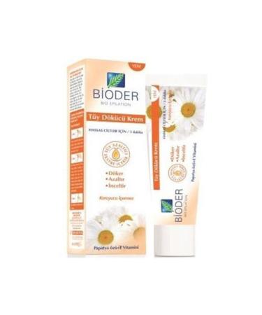 Bioder Hair Removal Cream For Sensitive Skin 40 ml