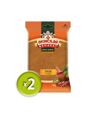 AKINCILAR SPICES Ak nc lar Cinnamon 70gr (Advantageous Package of 2)