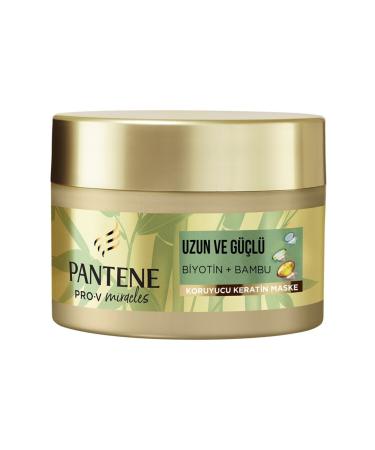 Pantene Miracles Bamboo & Biotin Long and Strong Series Mask 160 Ml - Buy Online on GoSupps.com