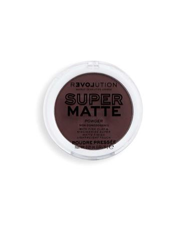Revolution Compact Powder Super Matte - Ebony - 5057566439466