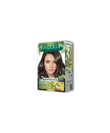 2 Tube Cream Hair Dye Set Ash Blonde No:7.1