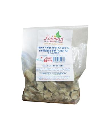 LokmanAVM Pure Natural Edible Mask Clay Piece Mold Green Clay 500gr - Buy Online on GoSupps.com