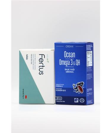 Ocean Fertus Multivitamin 60 Capsules Ocean Omega 3 and QH
