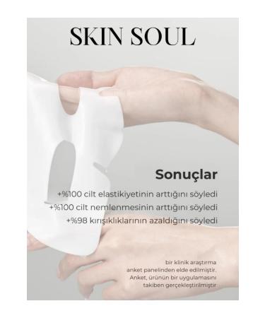 skinsoul Transparent Korean Mask Collagen Mask Skinsoul Collagen Mask Bio Collagen Mask 5 Pieces - Buy Online on GoSupps.com