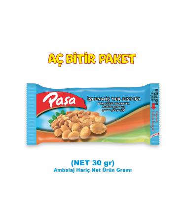 Pasha Dried Nuts Pasha Processed Peanut 30 gr X 24 Pieces (TOTAL 720 GR) - Buy Online on GoSupps.com