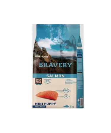 Bravery Salmon Small Breed Grain Free Puppy Food 2 Kg