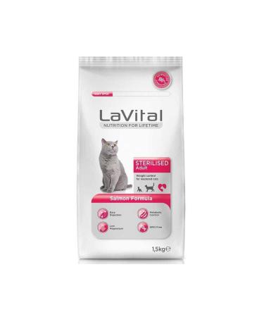 La Vital Salmon Sterilized Cat Food 1.5 Kg