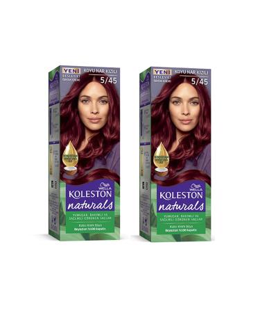 Skygo Naturals Hair Dye Dark Pomegranate Red 5/45 2x Pack