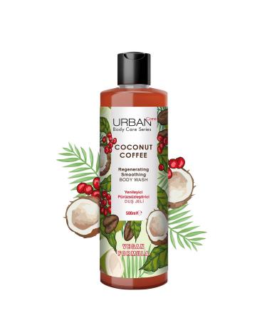 Urban Care Coconut Coffee Refreshing and Smoothing Shower Gel 500 Ml-vegan - Buy Online on GoSupps.com