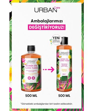 Urban Care Urban Body Series Monoi Refreshing Shower Gel 500 ML - Buy Online on GoSupps.com