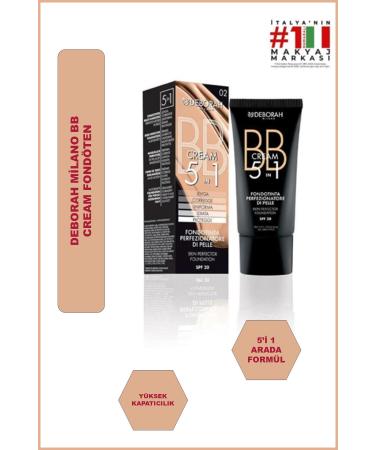 Deborah Milano No: 01 Spf 20 Bb Cream Foundation