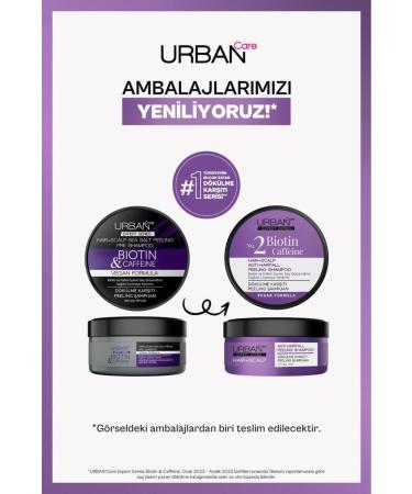 Urban Care Expert Biotin And Caffeine Anti-Hair Loss Purifying Peeling Shampoo-vegan-200 ml - Buy Online on GoSupps.com