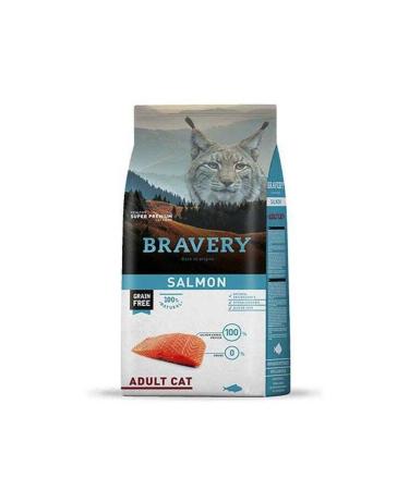 Bravery Adult Cat Grain-Free Salmon Adult Cat Food 7 Kg