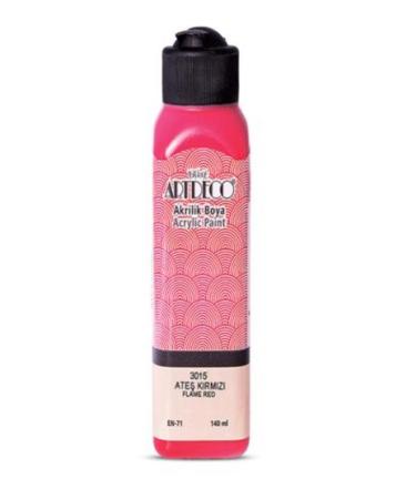 feifei Artdeco Acrylic Paint 140 Ml Fire Red
