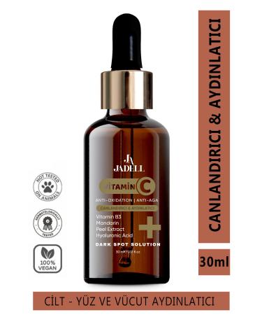 JADELL Vitamin C Hyaluronic Acid Revitalizing & Brightening Anti-Aging Serum 30 ml