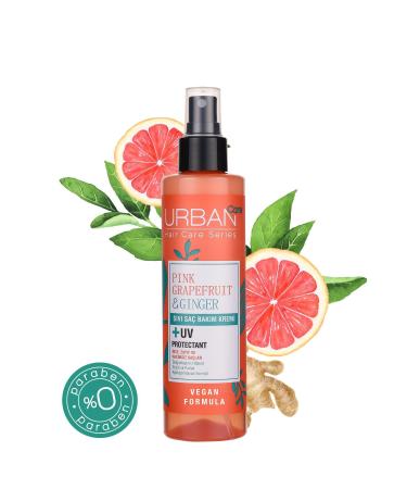 Urban Care Pink Grapefruit&ginger Fine Hair Volumizing Liquid Hair Care Cream-vegan-200ml - Buy Online on GoSupps.com