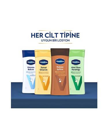 Vaseline Body Lotion Sensitive Care For Dry Very Dry and Sensitive Skin 200 ml X2 - Buy Online on GoSupps.com
