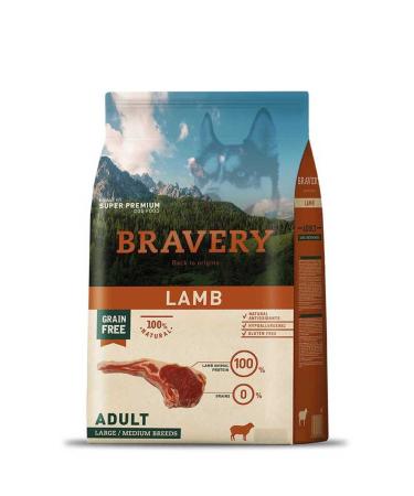 Bravery Grain-Free Lamb Meat Medium and Large Breed Dog Food 4 Kg