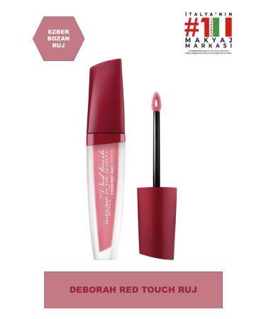 Deborah Red Touch Liquid Lipstick No:01 Nude Beige