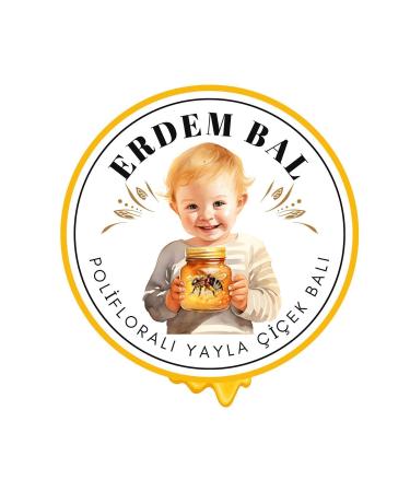 Erdem Honey Natural Polyflora 1000 gr Pure Yayla Flower Honey - Buy Online on GoSupps.com