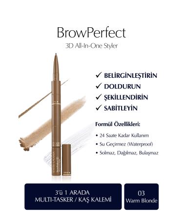 Estee Lauder Shape Your Eyebrows All Day Eyebrow Pencil 03 Warm BlondeMC.MZLK 267