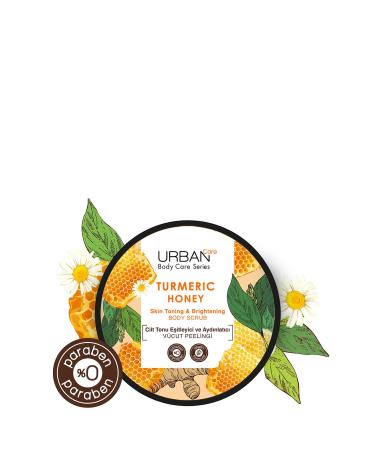 Urban Care Turmeric Honey Skin Tone Equalizing and Brightening Body Scrub 200 Ml-vegan - Buy Online on GoSupps.com
