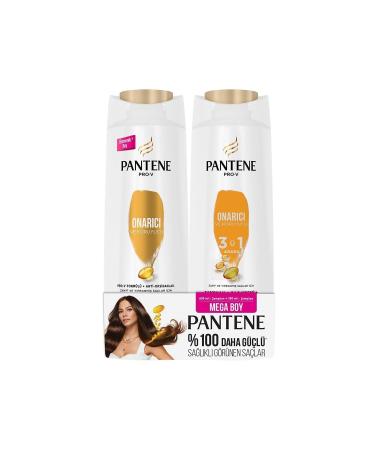 Pantene Pro-v Repair and Protection 600 ml Shampoo + 350 ml 3 in 1 Shampoo - Buy Online on GoSupps.com