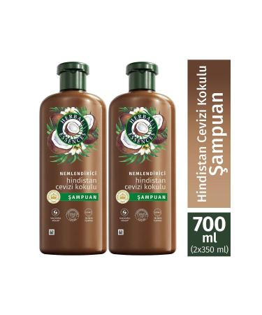 Herbal Essences Moisturizing Coconut Scented Shampoo 350 ml x2
