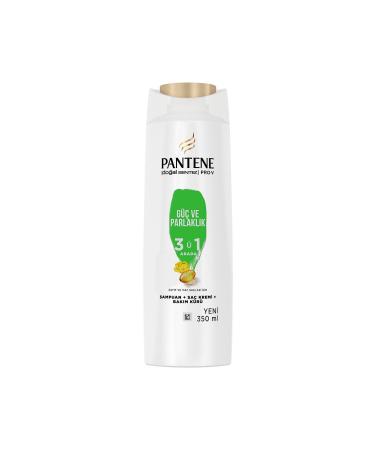 Pantene Natural Synthesis Power and Shine 3 in 1 Shampoo 350 ml - Buy Online on GoSupps.com