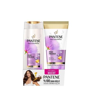 Pantene Pro-v Miracles Silky Shine 400 Ml Shampoo + 275 Ml Hair Care Conditioner - Buy Online on GoSupps.com