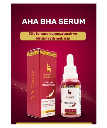 DR TAGY AHA BHA Revitalizing and Skin Tone Equalizing Red Peeling Skin Serum