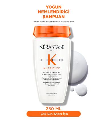 Kerastase Nutritive Bain Satin Riche Intense Moisturizing Shampoo 250 ml